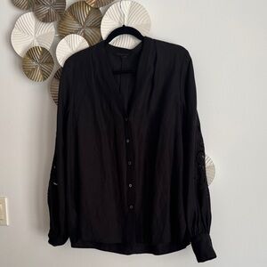 Kobi halperian Elegant Black Women's Top  size l
